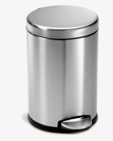 Trash Can Png - Stainless Steel Garbage Bin, Transparent Png, Transparent PNG