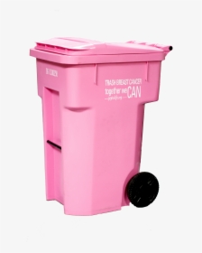 Trash Can Pink Png - Pink Garbage Can, Transparent Png, Transparent PNG
