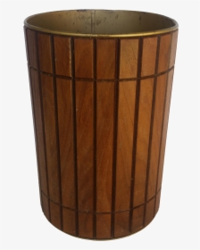 Wood Trash Can Png, Transparent Png, Transparent PNG