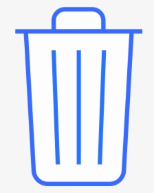 Trash Can Library Icon - Plastic, HD Png Download, Transparent PNG