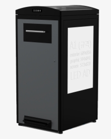 Solar Powered Waste Compacting Bin, HD Png Download, Transparent PNG