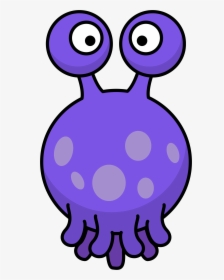 Clipart Floating Silly Alien With Tentacles - มนุษย์ ต่าง ดาว การ์ตูน, HD Png Download, Transparent PNG