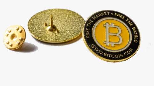 Single Bitcoin Pin, HD Png Download, Transparent PNG