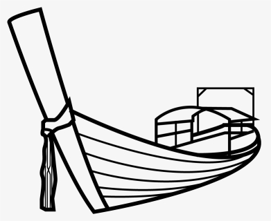 Clipart Thai Long Tail Boat, HD Png Download, Transparent PNG