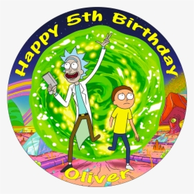 Transparent Rick And Morty Png - Cake Rick And Morty, Png Download, Transparent PNG