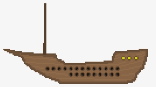 Pixel Art Boat Png, Transparent Png, Transparent PNG