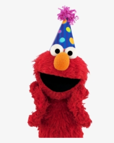 Elmo Birthday Hat Party Freetoedit - Elmo With Party Hat, HD Png Download, Transparent PNG