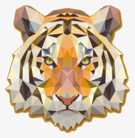 Geometric Tiger, HD Png Download, Transparent PNG
