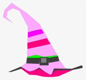 Pink Birthday Hat Clipart - Colorful Witch Hat Clipart, HD Png Download, Transparent PNG