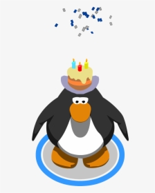 Happy Birthday Hat Png - Club Penguin Happy Birthday, Transparent Png, Transparent PNG