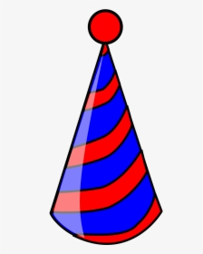 Hat Birthday Party Celebration Png Image - Birthday Party Hat Red Clipart, Transparent Png, Transparent PNG