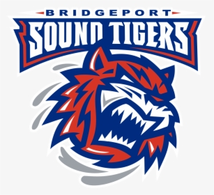 Clipart Tiger Logo - Sound Tigers De Bridgeport, HD Png Download, Transparent PNG
