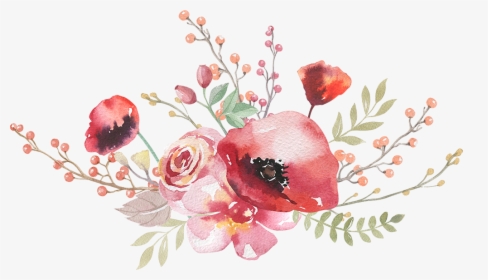 Boho Chic Photography Royalty Free Watercolor Flowers - Free Boho Flower Clipart Png, Transparent Png, Transparent PNG