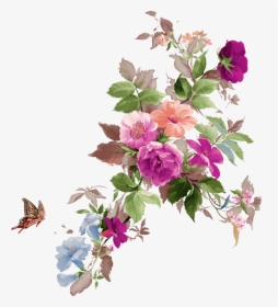 Watercolor Flowers - Flower Illust Png Free, Transparent Png, Transparent PNG