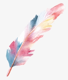 Transparent Watercolor Feather Png, Png Download, Transparent PNG
