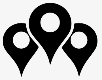 Locations - Many Location Icon Png, Transparent Png, Transparent PNG