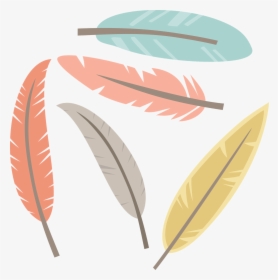 Feathers Clipart Creative - Cute Feather Clipart, HD Png Download, Transparent PNG