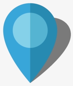 Location Pin Png - Icons Png Light Blue, Transparent Png, Transparent PNG