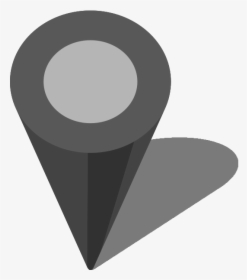 Map Pin Icon Vector - Location Icon Gray, HD Png Download, Transparent PNG