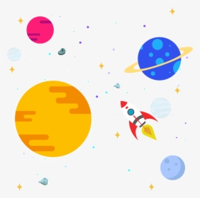 Solar System Space Clipart, HD Png Download, Transparent PNG