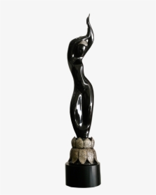 Filmfare Trophy Png - Black Lady Filmfare Award, Transparent Png, Transparent PNG