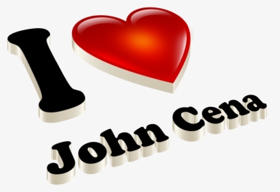 John Cena Heart Name Transparent Png - Love U Hamza Name, Png Download, Transparent PNG