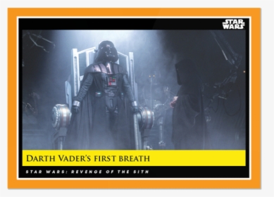 Darth Vader S First Breath - Darth Sidiuos Revenge Of The Sith, HD Png Download, Transparent PNG