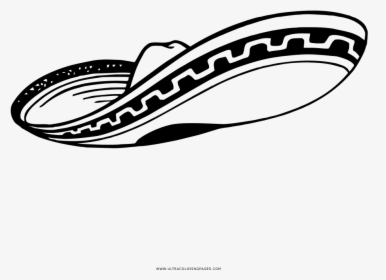 Mariachi Sombrero Coloring Page - Mariachi, HD Png Download, Transparent PNG