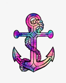 #ftedtickers #anchors #galaxy #glitter #sparkle #anchor - Anchor Tattoo Designs, HD Png Download, Transparent PNG