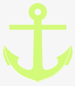 Green Anchor Svg Clip Arts - Transparent Background White Anchor, HD Png Download, Transparent PNG
