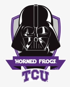 Tcu Horned Frogs Ncaa Darth Vader Star Wars Logo Perfect - Porta Pasaporte Star Wars, HD Png Download, Transparent PNG