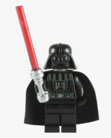 Lego Darth Vader Minifigure With Red Lightsaber Darth - Transparent Lego Darth Vader Png, Png Download, Transparent PNG