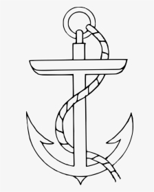 Free Anchor Department Transparent Image Clipart - White Anchor Clip Art, HD Png Download, Transparent PNG