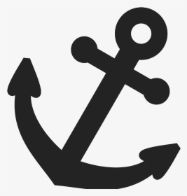 Anchor Stamp At Angle Stamp - Ancla De Barco Dibujo, HD Png Download, Transparent PNG