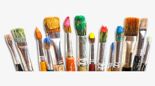 Paint Brushes And Paint Png, Transparent Png, Transparent PNG