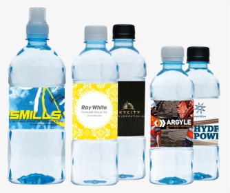 Aquaplus Bottles - Different Water Bottle Sizes, HD Png Download, Transparent PNG
