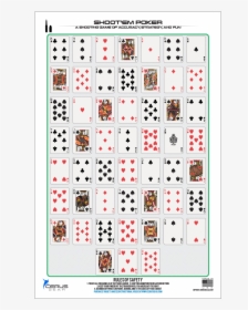 Shoot Em Up Poker Target - Full Deck Of Playing Cards, HD Png Download, Transparent PNG