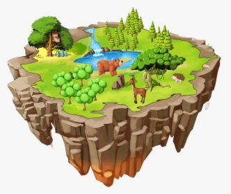 Animals In The Forest Png, Transparent Png, Transparent PNG