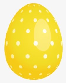 Yellow Dotted Easter Egg Png Clipart - Circle, Transparent Png, Transparent PNG