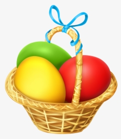 Easter Basket Transparent Png Clip Art , Png Download - Transparent Background Easter Basket Clipart, Png Download, Transparent PNG