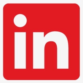 Linkedin Icon Red Png, Transparent Png, Transparent PNG