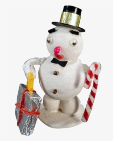 Vintage Snowmen Christmas Decoration Frosty The Snowman - Figurine, HD Png Download, Transparent PNG
