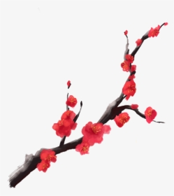 Transparent Cherry Blossom Branch Png - Red Cherry Blossom Flower Png, Png Download, Transparent PNG