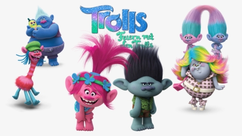 Transparent Trolls Movie Characters Png - Trolls Holiday Trolls, Png Download, Transparent PNG