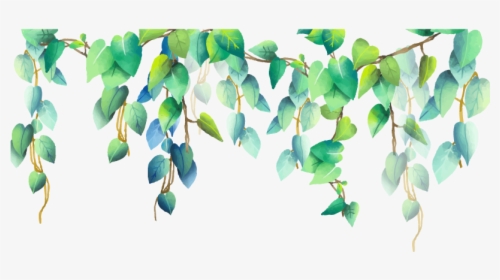 #green #plant #plants #png #pngstickers - Border Watercolor Leaves Png, Transparent Png, Transparent PNG