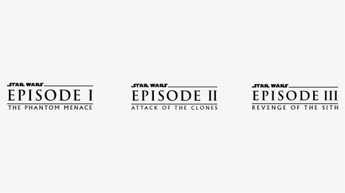 Star Wars Episode Logo, HD Png Download, Transparent PNG
