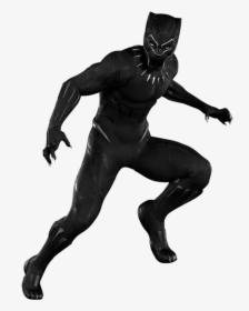 Black Panther Erik Killmonger T Chaka Marvel Cinematic - Black Panther Mcu Suit, HD Png Download, Transparent PNG