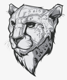 Face Cheetah Logo Design, HD Png Download, Transparent PNG