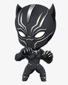 #blackpanther #marvel #chibi - Superhero Draw Chibi Black Panther, HD Png Download, Transparent PNG