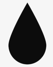 Water Drop Clipart Black And White Clip Art Guru Transparent - Gota De Agua Negra, HD Png Download, Transparent PNG